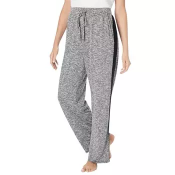 Женские супермягкие брюки для отдыха Dreams & Co. больших размеров, цвет Heather Charcoal