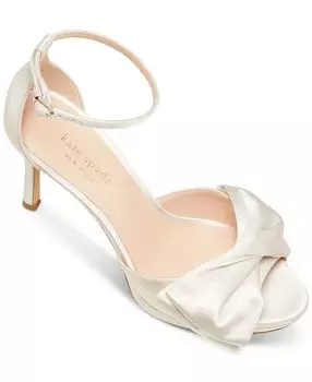 Женские свадебные атласные вечерние туфли на каблуках kate spade new york