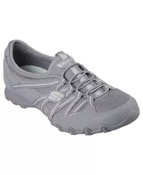 Женские свободные байкерские кроссовки Lite Relive Casual от Finish Line Skechers, серый