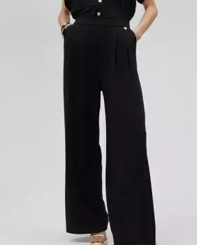 Женские свободные брюки свободного покроя с карманами Lola Casademunt, черный