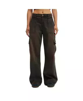 Женские свободные джинсы-карго COTTON ON, коричневый