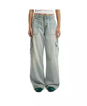 Женские свободные джинсы-карго COTTON ON, синий