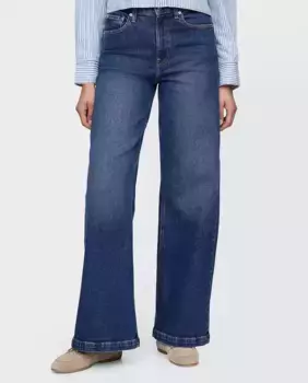 Женские свободные широкие джинсы Gap, синий