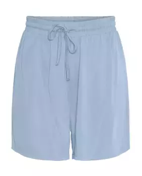 Женские свободные шорты Pieces, светло-голубой