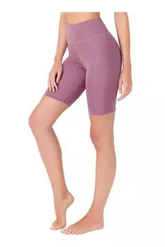 Женские свободные велосипедные шорты лавандового цвета с высокой талией, короткие спортивные тайтсы, байкерские основы LOS OJOS, фиолетовый