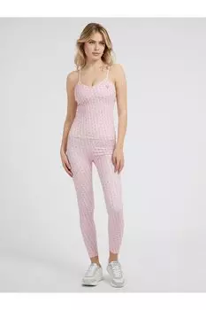 Женские тайтсы для активного спорта Gj Logomania Guess, розовый