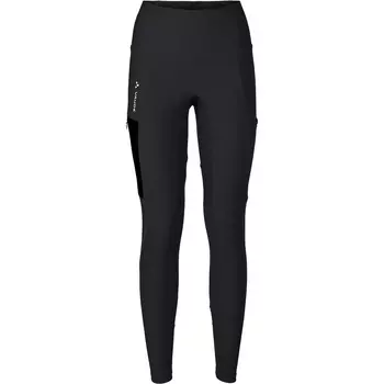 Женские тайтсы для побега Vaude, черный