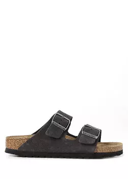 Женские тапочки arizona темно-синие Birkenstock