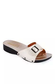 Женские тапочки бежевые Esem, бежевый