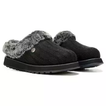 Женские тапочки BOBS Keepsakes Ice Angel Skechers, черный