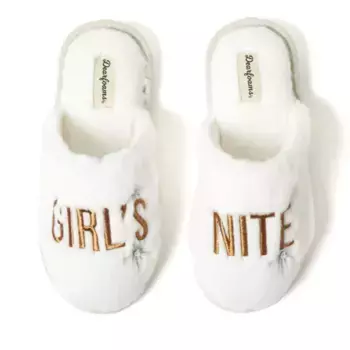 Женские тапочки Celebration Dearfoams, цвет alabaster