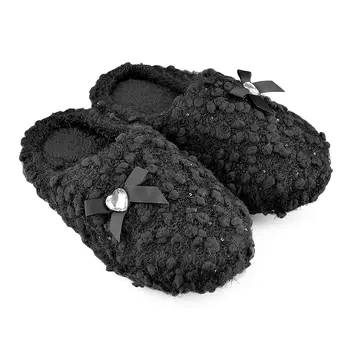 Женские тапочки черные Tendenz