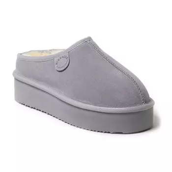 Женские тапочки Fireside by Dearfoams Queenstown на платформе с клогами, цвет Sleet