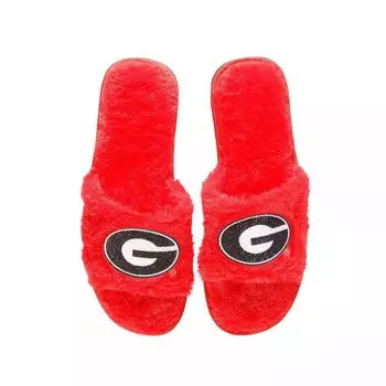 Женские тапочки FOCO Red Georgia Bulldogs со стразами