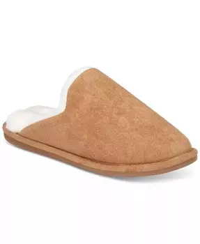 Женские тапочки из искусственной замши в коробочке State of Day, коричневый