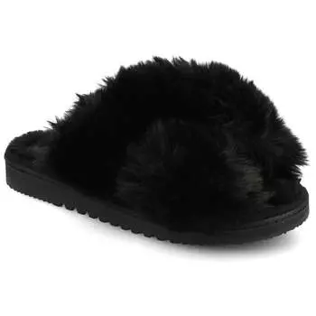 Женские тапочки Journee Skylah, черный