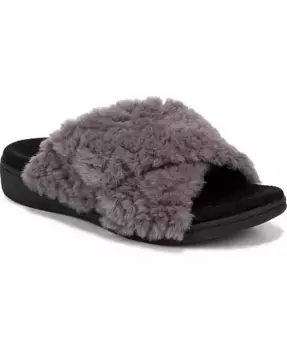 Женские тапочки Relax II с открытым носком Vionic, серый