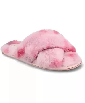 Женские тапочки Veedia с открытым носком Journee Collection, розовый