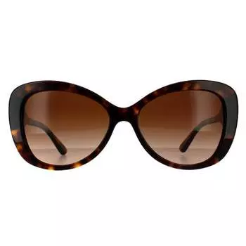 Женские темно-черепаховые солнцезащитные очки Butterfly с градиентом Michael Kors, коричневый