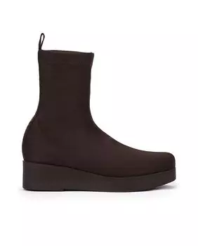 Женские темно-коричневые тканевые ботильоны Weekend by Pedro Miralles, темно коричневый