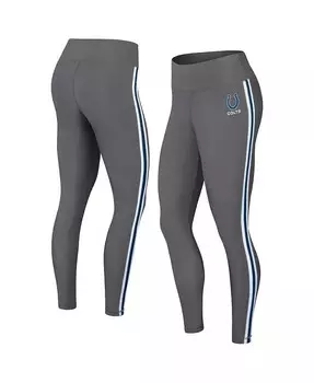 Женские темно-серые леггинсы Indianapolis Colts Color Block Wear By Erin Andrews, серый