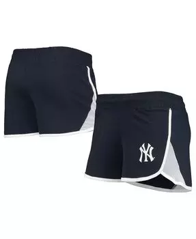 Женские темно-синие эластичные шорты из френч терри New York Yankees New Era, темно-синий