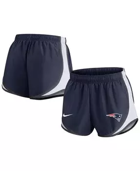 Женские темно-синие шорты New England Patriots Performance Tempo Nike, темно-синий