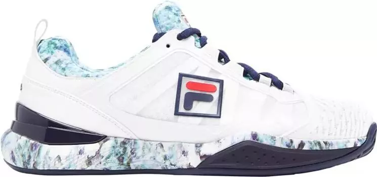 Женские теннисные туфли Fila Speedserve Energized, белый/темно-синий