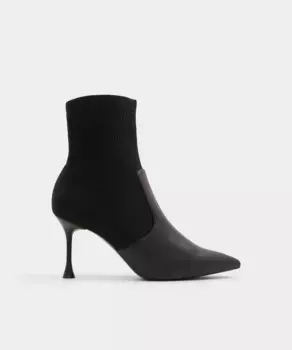 Женские текстильные ботильоны с острым носком Aldo, черный