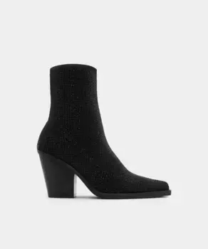 Женские текстильные ботильоны с острым носком Aldo, черный