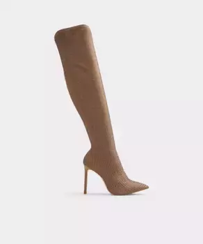 Женские текстильные сапоги с острым носком Aldo, золотой