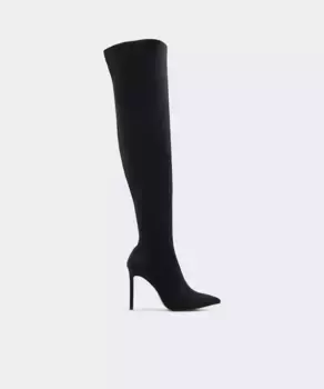 Женские текстильные сапоги с острым носком Aldo, черный