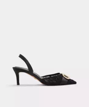 Женские текстильные туфли с острым носком Aldo, черный