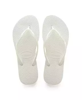 Женские тонкие шлепанцы Havaianas, белый