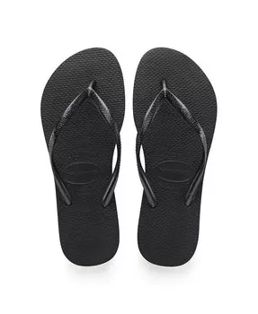 Женские тонкие шлепанцы Havaianas, черный