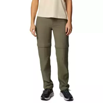 Женские трансформируемые туристические брюки Leslie Falls Columbia, темно-зеленый