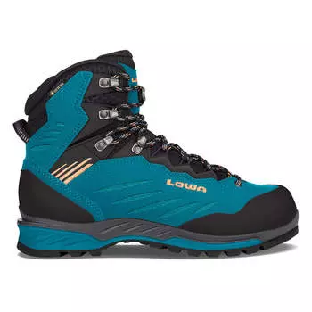 Женские треккинговые ботинки LOWA CADIN II GTX MID WS, цвет Turquoise/Mandarin