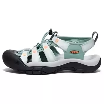 Женские треккинговые ботинки Newport H2 River, белые/зеленые Keen