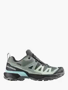 Женские треккинговые ботинки x ultra 360 gore-tex Salomon, цвет Green Teal