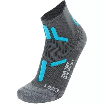 Женские треккинговые носки 2 дюйма с низким вырезом Uyn, серый