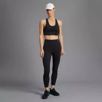 Женские тренировочные колготки с длинной талией Boomerang, чёрный