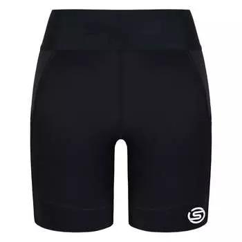 Женские тренировочные полуколготки и шорты с эластичной талией Series 3 st40300029001 Skins, черный