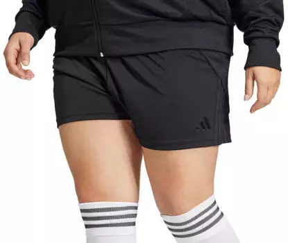 Женские тренировочные шорты Adidas Tiro 24 (большие размеры), черный