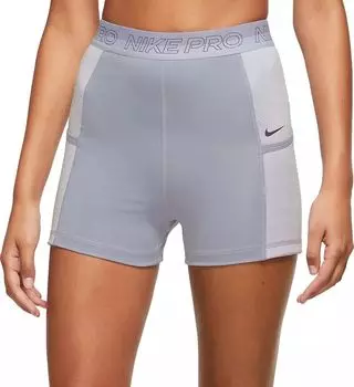 Женские тренировочные шорты Nike Pro с высокой талией (3 дюйма)