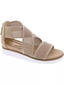 Женские трикотажные босоножки Wander 2 с открытым носком на платформе Easy Spirit, цвет light natural