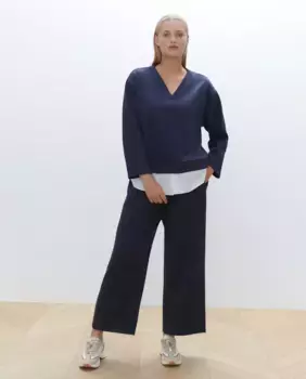 Женские трикотажные брюки Couchel, цвет 430 Azul Oscuro