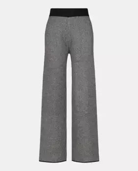 Женские трикотажные прямые брюки Woman El Corte Ingls, черный