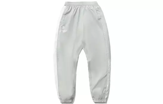 Женские трикотажные спортивные брюки LiNing, кирпично-серые, Brick Gray