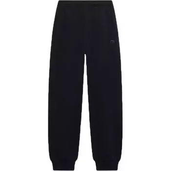 Женские трикотажные спортивные брюки LiNing Sports Life Collection, черные