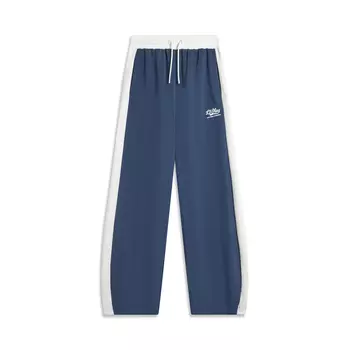 Женские трикотажные спортивные брюки LiNing Sports Life Collection, глубокий берлинский синий
